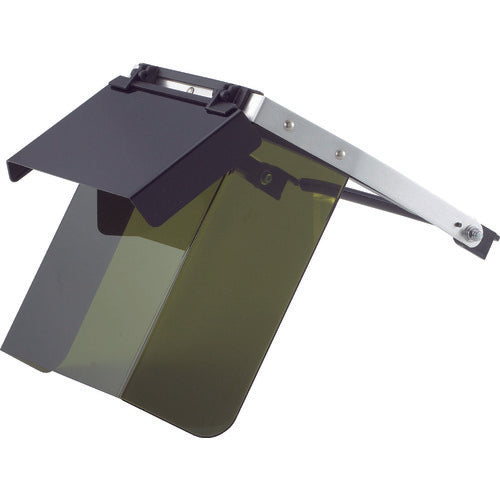 TRUSCO Light-shielding double-layered safety mask, protective cap type TBM-603WK 1 unit