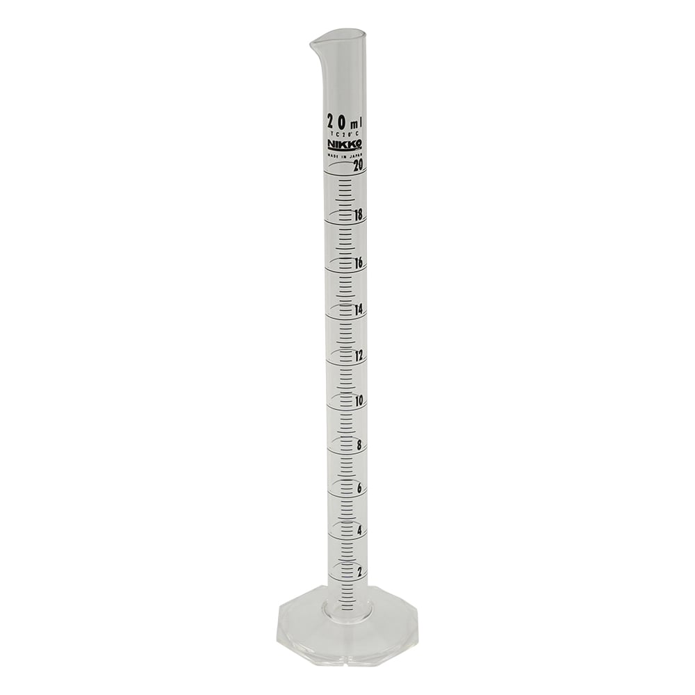 케미컬 메스 실린더 20mL 1개 3001-09 1개