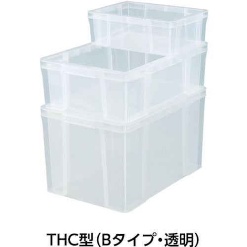 ＴＲＵＳＣＯ　ＴＨＣ型コンテナ　有効内寸３７５Ｘ２４５Ｘ１３４　青　THC-13B　1 個