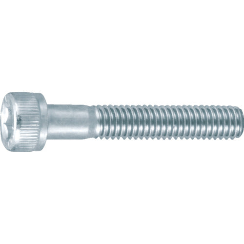 TRUSCO Hexagonal Socket Bolt Trivalent White Half Thread M8 x 45 7 Pieces / Cap Bolt (CAP) B730-0845 1 PK