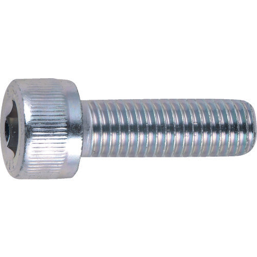 TRUSCO Hexagonal Socket Bolt Trivalent White Full Thread M3 x 5 32 Pieces / Cap Bolt (CAP) B730-0305 1 PK