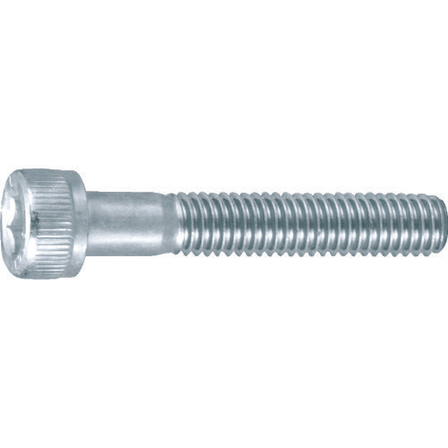 TRUSCO Hexagonal Socket Bolt Trivalent White Half Thread M3 x 25 26 Pieces / Cap Bolt (CAP) B730-0325 1 PK