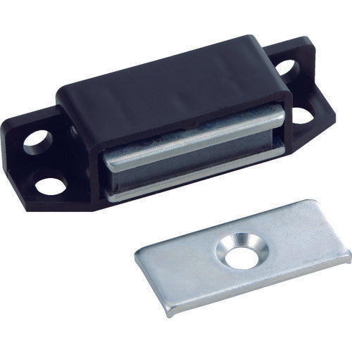 TRUSCO 마그넷 캐치 수지제 L45mm 블랙 TSM-111-BK 1개