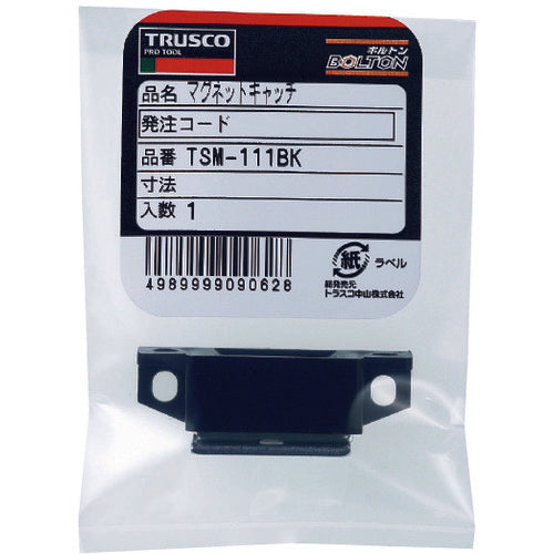 TRUSCO 마그넷 캐치 수지제 L45mm 블랙 TSM-111-BK 1개