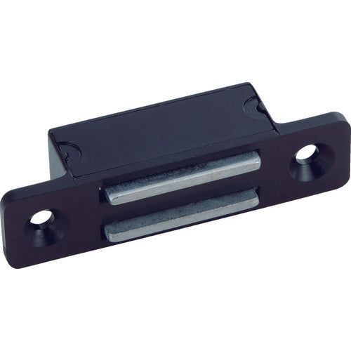TRUSCO Magnetic Catch, Resin, Built-in Type, L48mm, Black, TSM-131, 1 pc