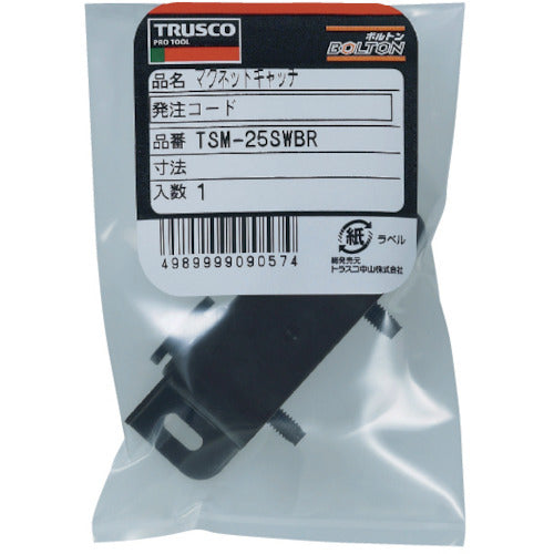 TRUSCCO 마그넷 캐치(가로형) 나일론제 L62mm 화이트 TSM-25SW-W 1개