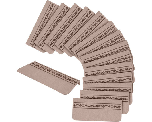 コーナー付階段マット　スベリ止め付（15枚入） / KA-42　ベージュ　1 セット