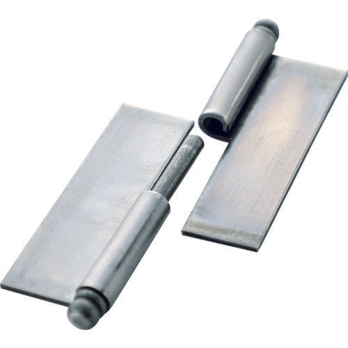 TRUSCO Steel Removable Hinge, No Hole, Right-Hand (1 Set (Bag) = 2 Pieces) 225W-6043R 1 Set