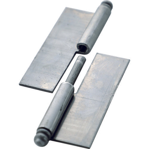 TRUSCO Steel Removable Hinge, No Hole, Left-Hand (1 set (bag) = 2 pieces) 225W-6043L 1 set