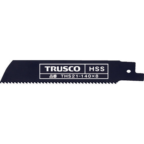 ＴＲＵＳＣＯ　セーバーソーブレード　鉄工用　厚のこ刃　１４０ｍｍＸ８山　THS21-140X8　1 PK