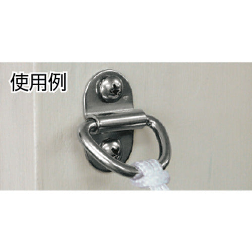 TRUSCO Ground Hook Stainless Steel B Type 3mm 2 Pieces TGF-B3 1 Bag