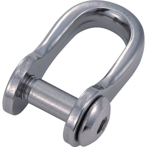 ＴＲＵＳＣＯ　沈み半丸シャックル　ステンレス製　５ｍｍ　２個入　TSHS-5　1 袋