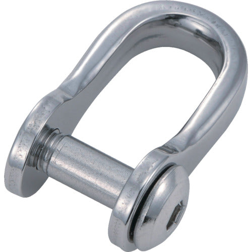 ＴＲＵＳＣＯ　沈み半丸シャックル　ステンレス製　６ｍｍ　２個入　TSHS-6　1 袋