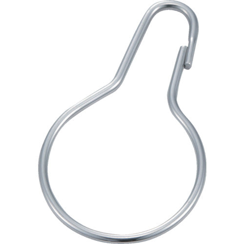 TRUSCO Curtain Hooks Stainless Steel #10 6 Pieces TCH-10 1 Bag