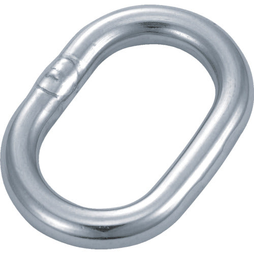 TRUSCO oval link, stainless steel, 8 mm, 1 piece, TOL-8, 1 bag