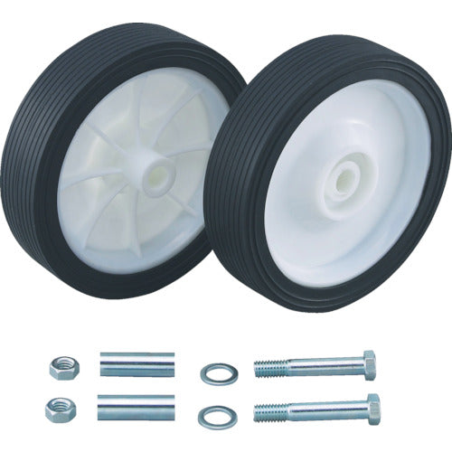 ＴＲＵＳＣＯ　ハンドルブリケーターＦＴＫ−７０用　交換用車輪セット　FTK-038-039-3　1 個