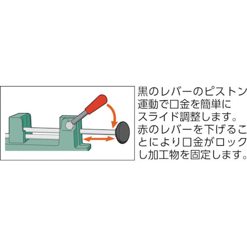 ＴＲＵＳＣＯ　クイックグリップバイスＦＱ−１５０用　口金・固定ねじセット　FQ150K　1 Ｓ