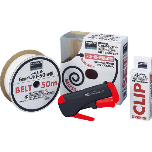 ＴＲＵＳＣＯ　梱包結束機しめしめ６０セット　TSS60SET　1 Ｓ