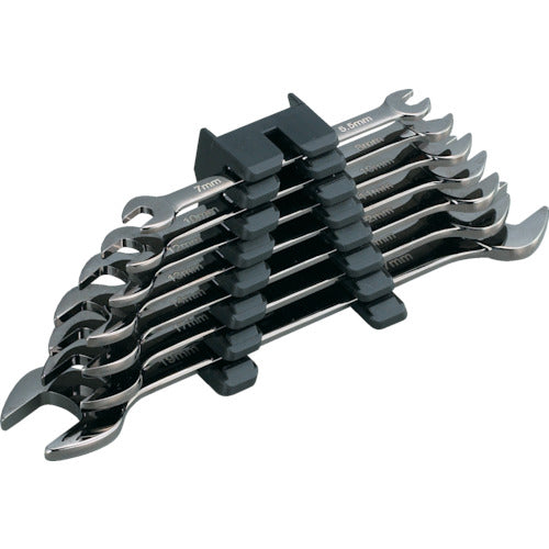 TRUSCO Mirror Type Double Ended Spanner Set 7 Piece Set TTDS-7S 1 S