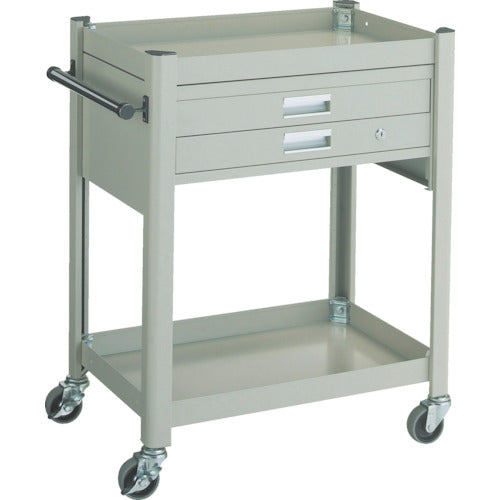 ＴＲＵＳＣＯ　コンビネーションワゴン　６４３Ｘ４２７ＸＨ８８０　２段引出付　TCW-81B1　1 台