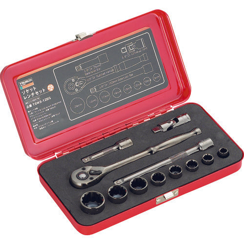 TRUSCO 소켓 렌치 세트 삽입 각 9.5mm 12S TSW3-12BS 1 S