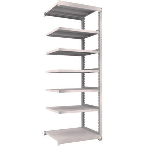 TRUSCO Steel Rack M5 Medium Duty Shelf 900 x 721 x H2400 7 Tiers Connectable Neo Gray M5-8377B 1 Unit