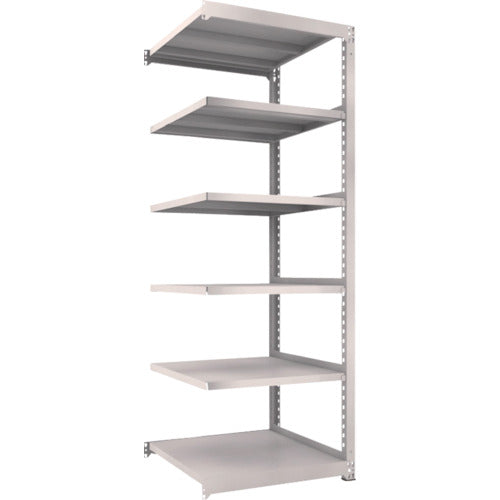 TRUSCO Steel Rack M5 Medium Duty Shelf 900 x 921 x H2400 6 Tiers Connected Neo Gray M5-8396B 1 Unit