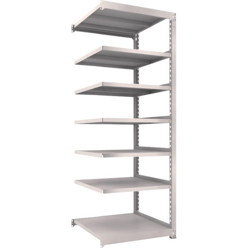 TRUSCO Steel Rack M5 Medium Duty Shelf 900 x 921 x H2400 7 Tiers Connectable Neo Gray M5-8397B 1 Unit