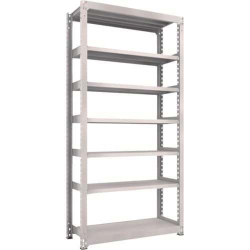 TRUSCO Steel Rack M5 Medium Duty Shelf 1200 x 471 x H2400 7 Tiers Single Unit Neo Gray M5-8457 1 Unit