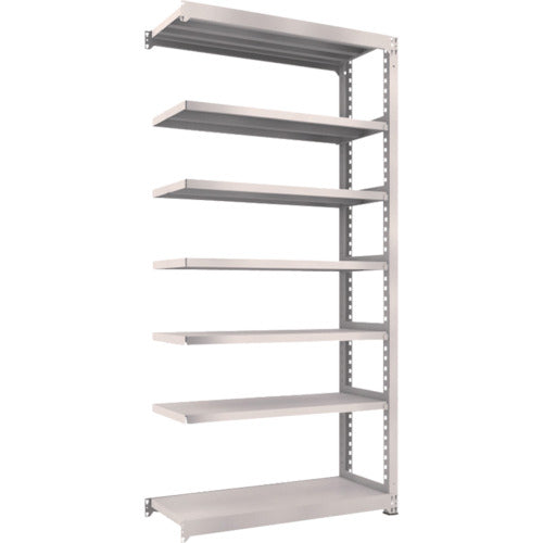 TRUSCO Steel Rack M5 Medium Duty Shelf 1200 x 471 x H2400 7 Tiers Connectable Neo Gray M5-8457B 1 Unit