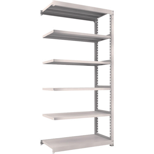 TRUSCO Steel Rack M5 Medium Duty Shelf 1200 x 571 x H2400 6 Tiers Connected Neo Gray M5-8466B 1 Unit
