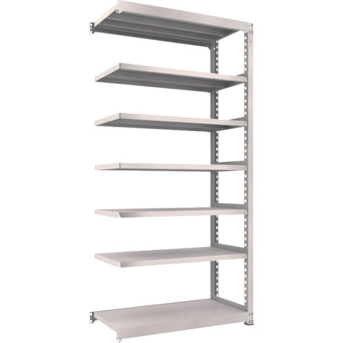 TRUSCO Steel Rack M5 Medium Duty Shelf 1200 x 571 x H2400 7 Tiers Connectable Neo Gray M5-8467B 1 Unit