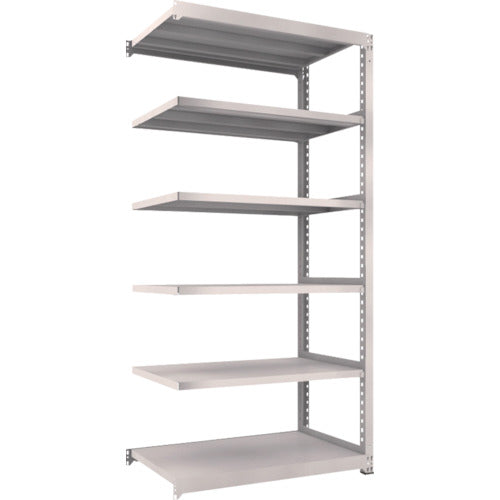 TRUSCO Steel Rack M5 Medium Duty Shelf 1200 x 721 x H2400 6 Tiers Connected Neo Gray M5-8476B 1 Unit