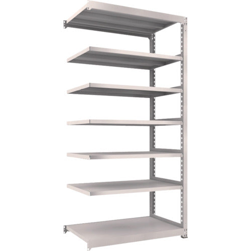 TRUSCO Steel Rack M5 Medium Duty Shelf 1200 x 721 x H2400 7 Tiers Connectable Neo Gray M5-8477B 1 Unit