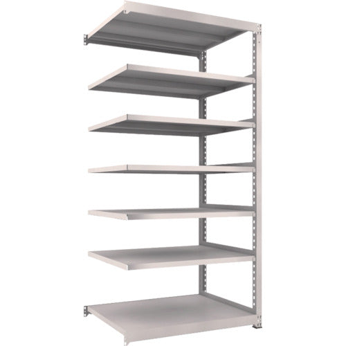 TRUSCO Steel Rack M5 Medium Duty Shelf 1200 x 921 x H2400 7 Tiers Connectable Neo Gray M5-8497B 1 Unit