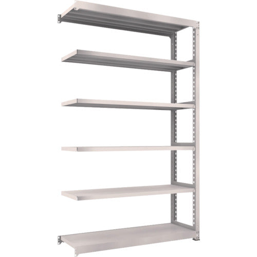 TRUSCO Steel Rack M5 Medium Duty Shelf 1500 x 471 x H2400 6 Tiers Connected Neo Gray M5-8556B 1 Unit