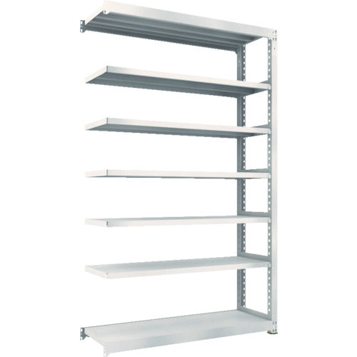 TRUSCO Steel Rack M5 Medium Duty Shelf 1500 x 471 x H2400 7 Tiers Connectable Neo Gray M5-8557B 1 Unit