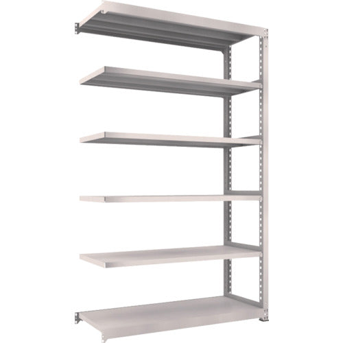 TRUSCO Steel Rack M5 Medium Duty Shelf 1500 x 571 x H2400 6 Tiers Connected Neo Gray M5-8566B 1 Unit