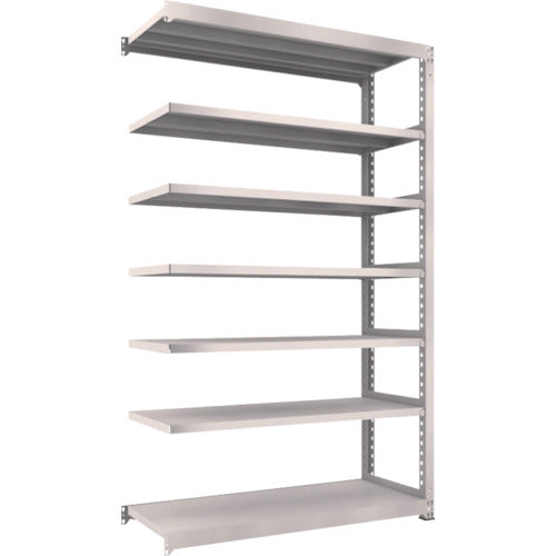TRUSCO Steel Rack M5 Medium Duty Shelf 1500 x 571 x H2400 7 Tiers Connectable Neo Gray M5-8567B 1 Unit