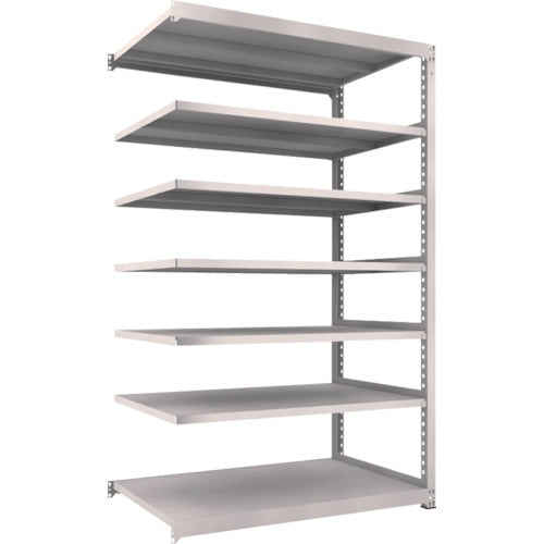 TRUSCO Steel Rack M5 Medium Duty Shelf 1500 x 921 x H2400 7 Tiers Connectable Neo Gray M5-8597B 1 Unit