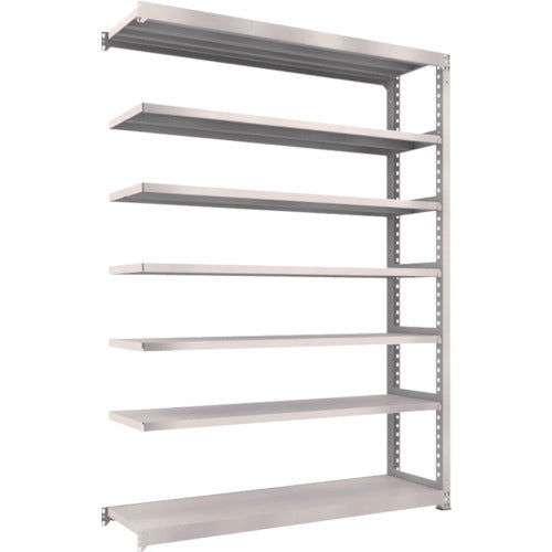TRUSCO Steel Rack M5 Medium Duty Shelf 1800 x 471 x H2400 7 Tiers Connected Neo Gray M5-8657B 1 Unit