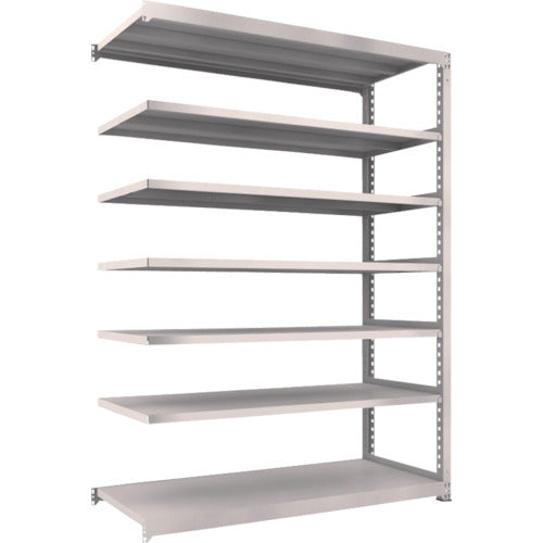 TRUSCO Steel Rack M5 Medium Duty Shelf 1800 x 721 x H2400 7 Tiers Connectable Neo Gray M5-8677B 1 Unit