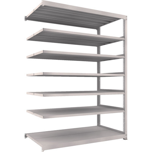 TRUSCO Steel Rack M5 Medium Duty Shelf 1800 x 921 x H2400 7 Tiers Connectable Neo Gray M5-8697B 1 Unit