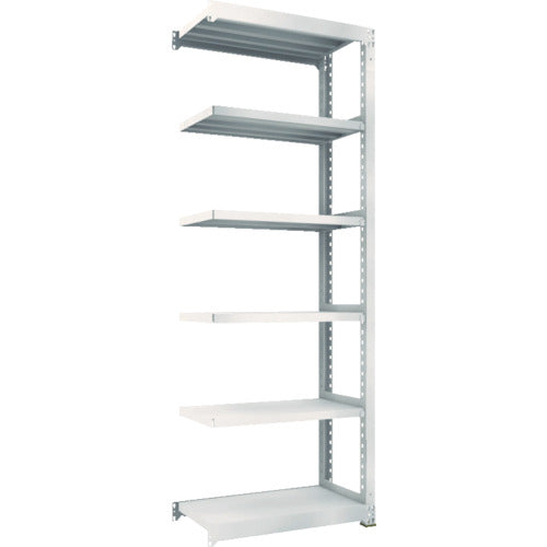 TRUSCO Steel Rack M5 Medium Duty Shelf 900 x 471 x H2400 6 Tiers Connected Neo Gray M5-8356B 1 Unit
