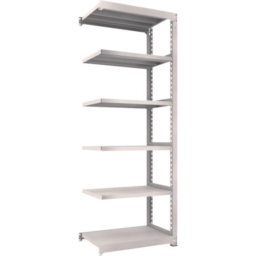 TRUSCO Steel Rack M5 Medium Duty Shelf 900 x 571 x H2400 6 Tiers Connected Neo Gray M5-8366B 1 Unit