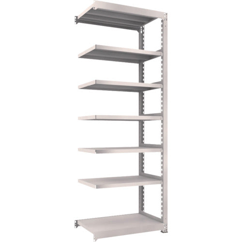 TRUSCO Steel Rack M5 Medium Duty Shelf 900 x 571 x H2400 7 Tiers Connected Neo Gray M5-8367B 1 Unit