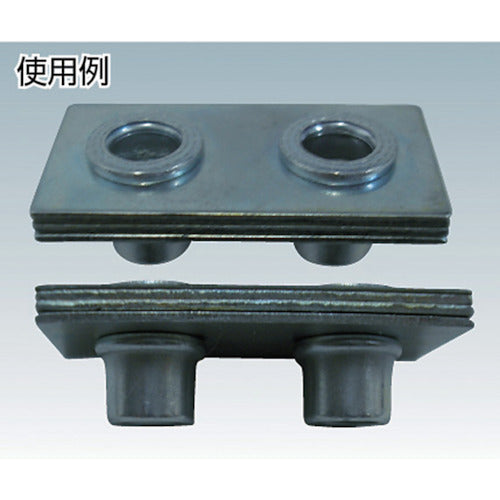 TRUSCO Crimp Nut Thin Head Steel Plate Thickness 2.5 M6X1.0 1000 Pieces TBNF-6M25S-C 1 Box