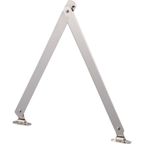 ＴＲＵＳＣＯ　スチール製止付き平棒ステー　全長４５０ｍｍ　左用　TS-51-L　1 個