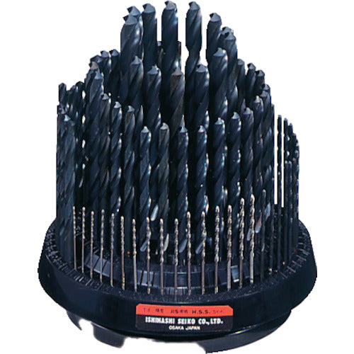 ＩＳＦ　ストレートドリル　１００本組セット（回転台付き）　D100-RS　1 Ｓ