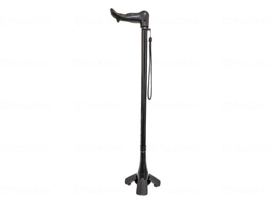 JT-senior Tip of the Cane to Prevent Falling, Black, for Left Hand